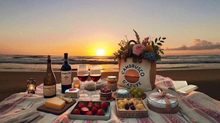 Smooth Jazz Music with Wine and Desserts - Sunset Beach Picnic